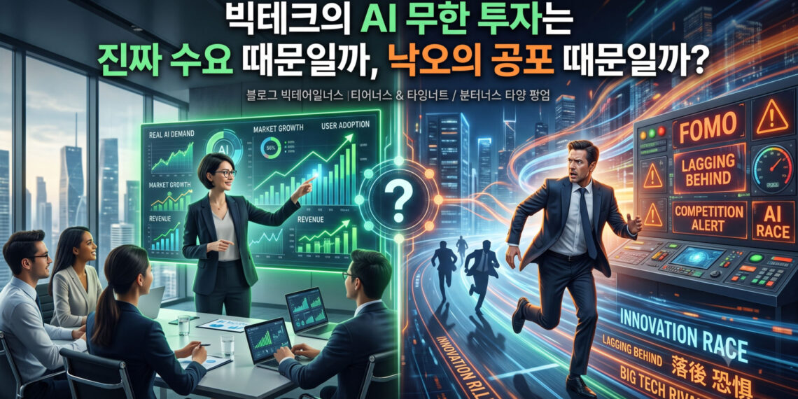 [AI 트렌드] 빅테크의 AI 무한 투자는 진짜 수요 때문일까, 낙오의 공포 때문일까?